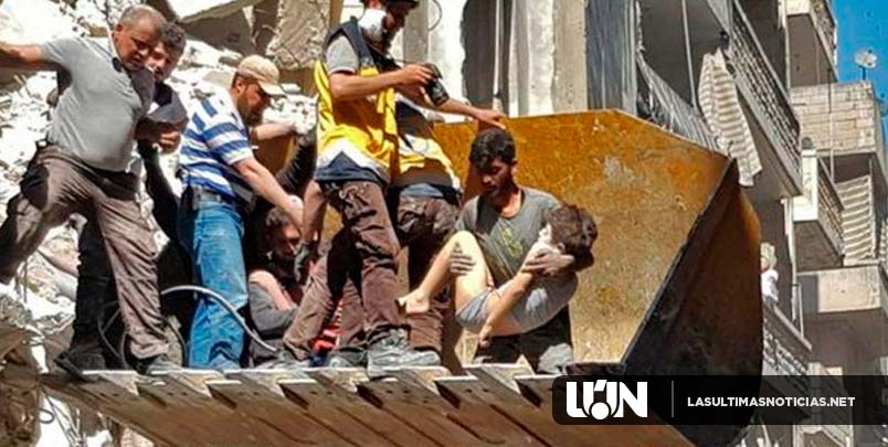 Al menos 17 civiles muertos en bombardeos de Damasco en la provincia de Idlib