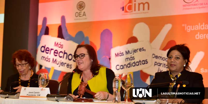 Janet Camilo, presidenta electa de la CIM-OEA clausuró la 38a Asamblea