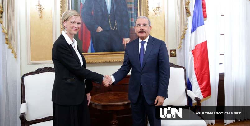 Presidente Danilo Medina recibe a nueva representante del PNUD en el país