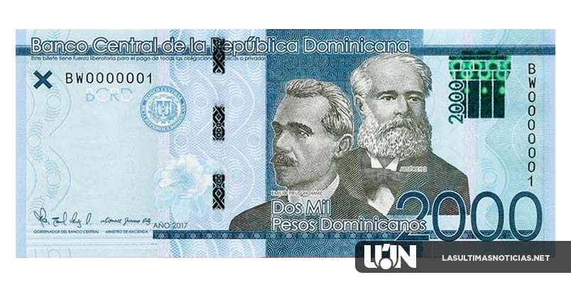 Banco Central: Desde este lunes habrá cambios en los billetes de RD$2,000 y RD$200, y después en la moneda de RD$25.00