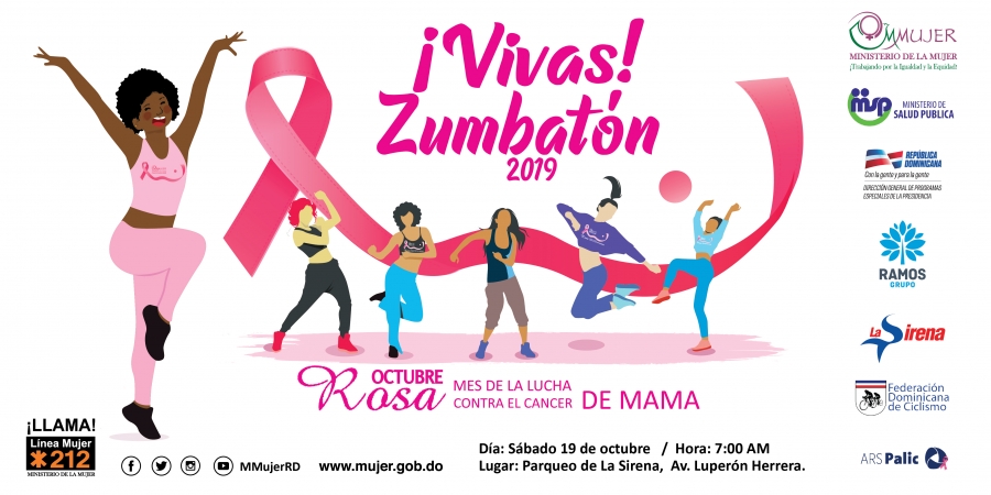 MMujer convoca a mujeres y hombres al “Zumbatón 2019” contra el cáncer de mama