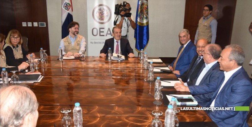 Gonzalo Castillo se reúne con Misión de OEA y reafirma su compromiso de que los dominicanos acudan a votar en orden, en paz y elijan a las autoridades que desean