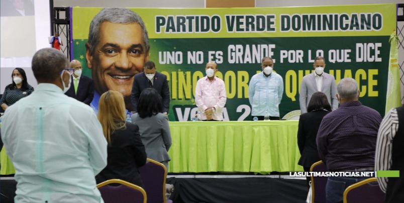 Partido Verde Dominicano proclama a Gonzalo castillo como su candidato presidencial