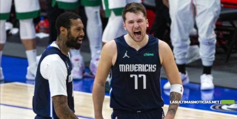 Luka Doncic atina triple agónico; Mavericks superan a Celtics