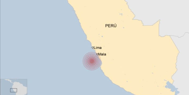 Terremoto en Perú: un sismo de magnitud 6,0 sacude Lima y la costa central del país sin que se hayan reportado víctimas