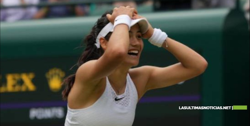 Adolescente británica  Emma Raducanu asombra en Wimbledon