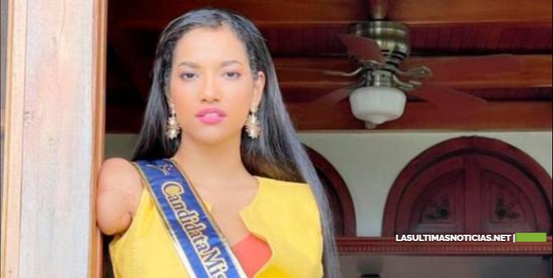 Ella es Victoria Salcedo, la modelo sin brazos ni pierna que compite en Miss Ecuador