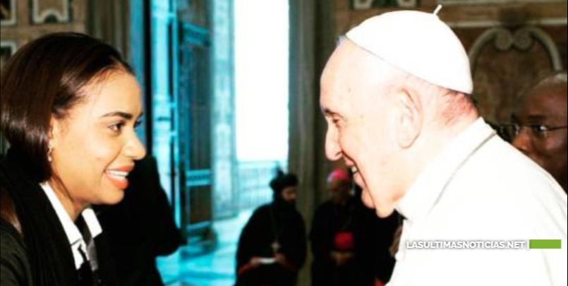 El mensaje del Papa Francisco para la RD tras su encuentro con la diputada  Betty Gerónimo