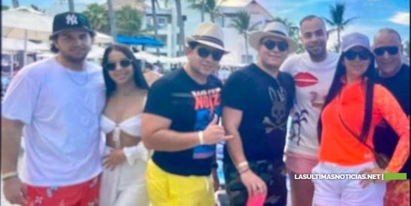 Causa revuelo foto de la familia López Pilarte en un hotel en Punta Cana