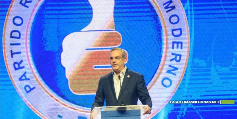 Luis Abinader pronuncia discurso reelecionista en asamblea del PRM