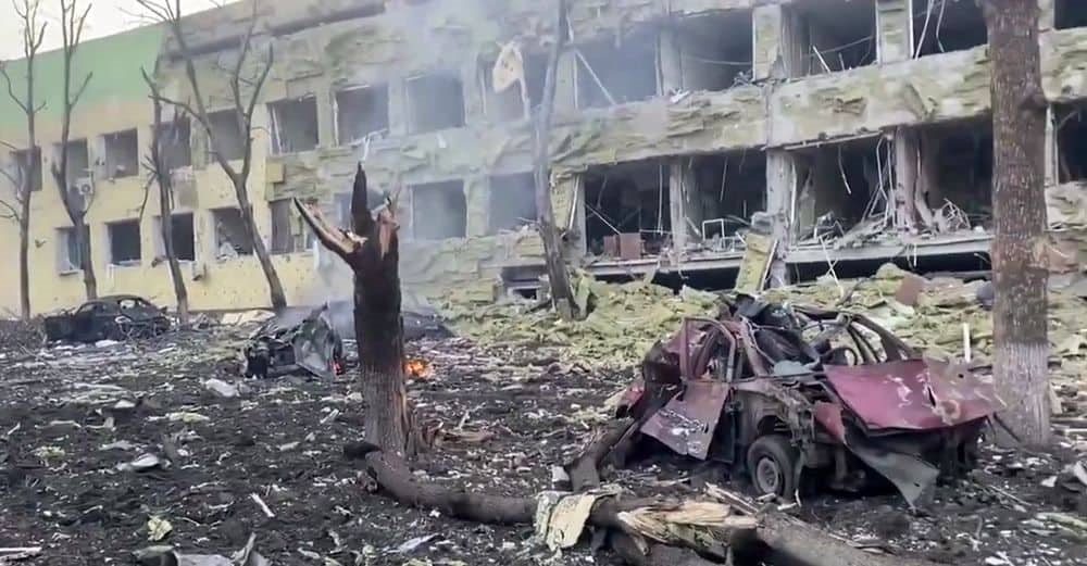 Onu afirma que hospital pediátrico de Mariúpol es el tercero destruido en Ucrania