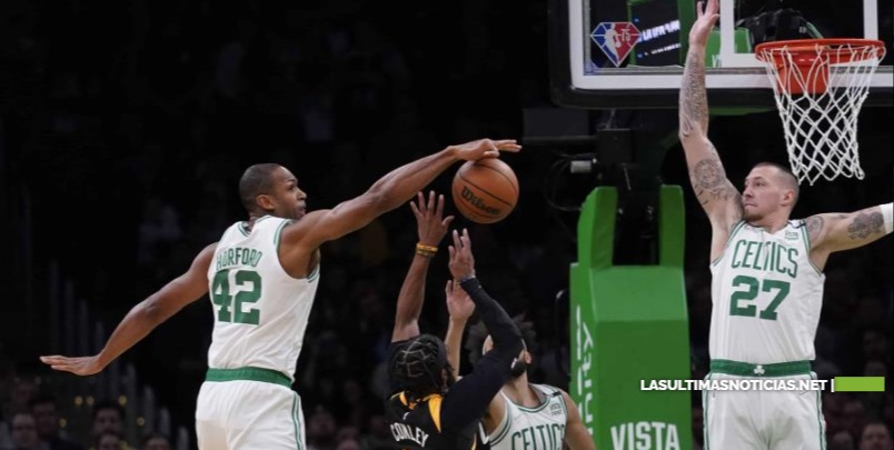 El dominicano Al Horford pívot de los Celtics de Boston termina con nueve puntos y Celtics derrotan 125-97 al Jazz