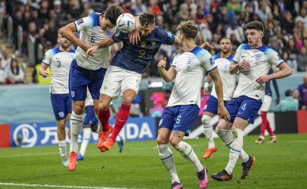 Francia rumbo a la semifinal; vence 2-1 a Inglaterra
