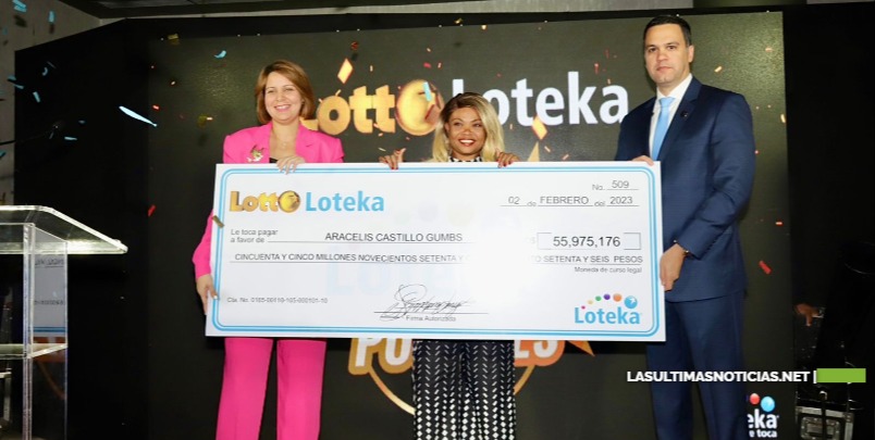 Trabajadora Doméstica gana 55.9 millones de pesos con la LottoLoteka