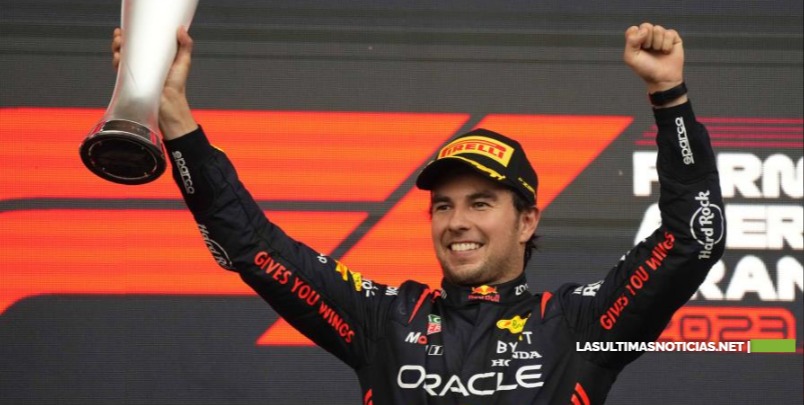 Sergio Pérez le gana a Max Verstappen en GP de Azerbaiyán
