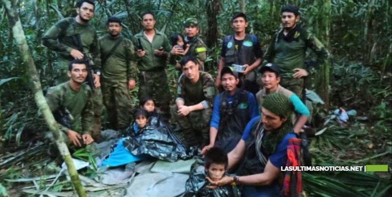 El milagro de los 40 días de la «Operación Esperanza» que rescató cuatro niños en Colombia