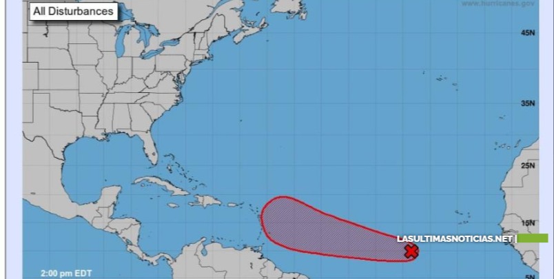 RD vigila onda tropical que se fortalecería en las próximas horas