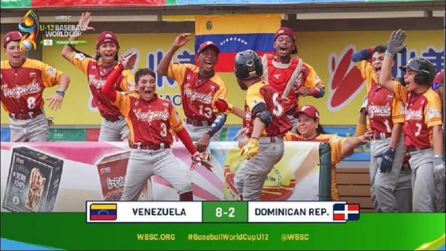 Venezuela derrota a República Dominicana en la Copa Mundial de béisbol sub-12