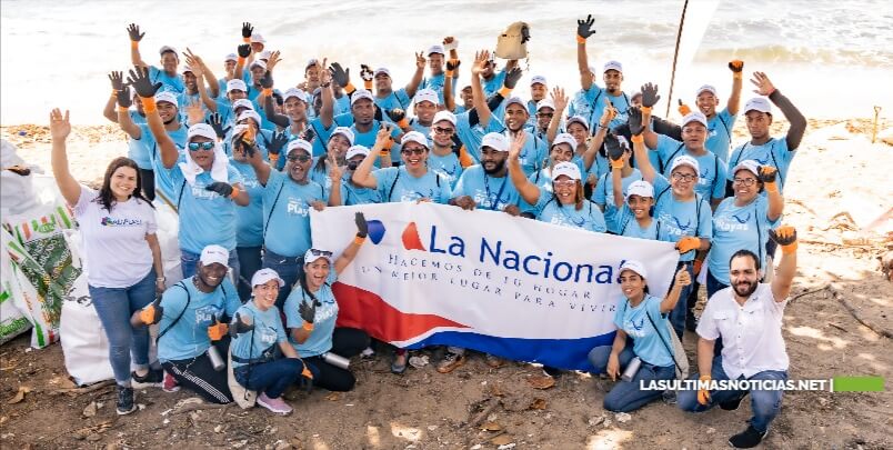 La Nacional realiza su 2da jornada de limpieza de playas
