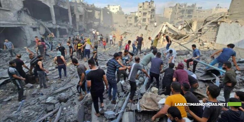Aumenta a más de 9,700 el balance de muertos por los bombardeos israelíes en la Franja de Gaza